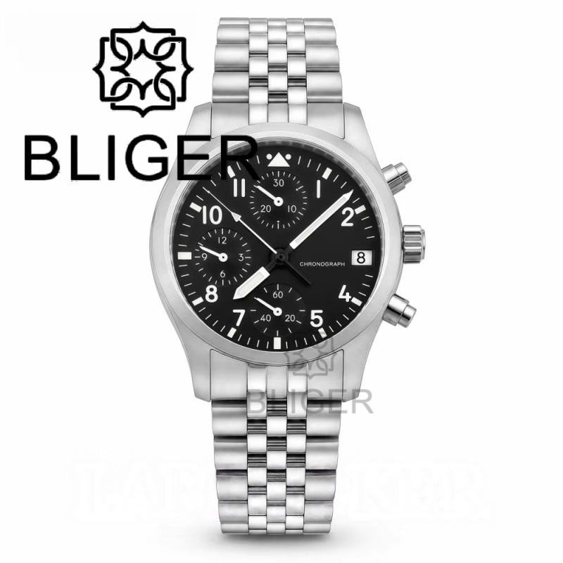 Reloj cronógrafo de aviador BL - Mens Fashion Bracelet reseña y precio