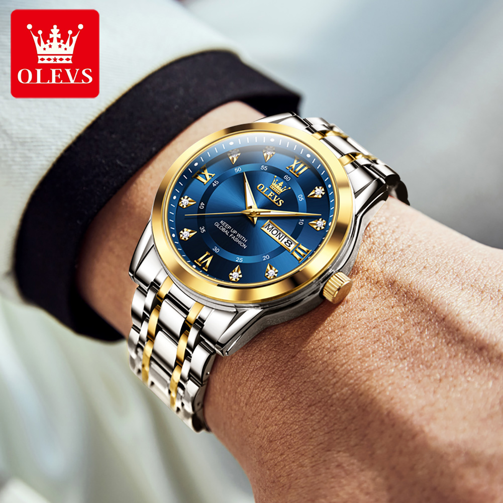 Marca OLEVS, relojes de moda p - Fashion Mens Watches reseña y precio