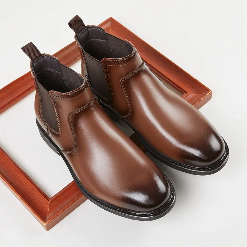 Botas Oxford de cuero Vintage  - Men Fashion Vintage reseña y precio