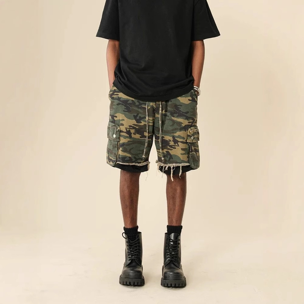 Pantalones Cortos de Camuflaje - Men Fashion Jeans reseña y precio