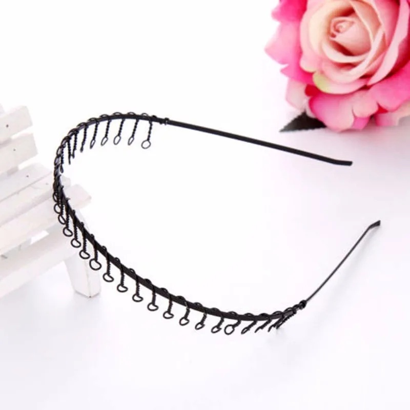 1 unidad Diadema metálica negr - Men Fashion Hair Style reseña y precio