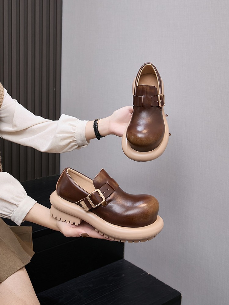 Zapatos Derby de cuero genuino - Men Fashion Vintage reseña y precio