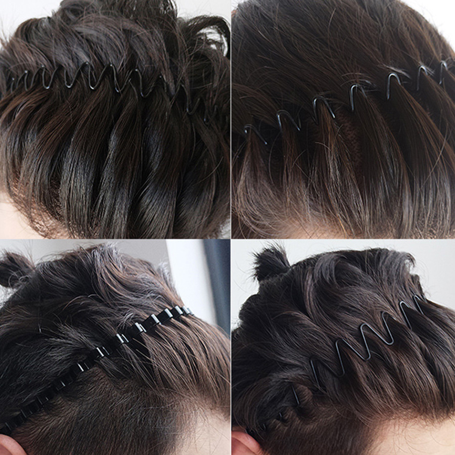 2-5 uds diadema ondulada aro d - Men Fashion Hair Style reseña y precio