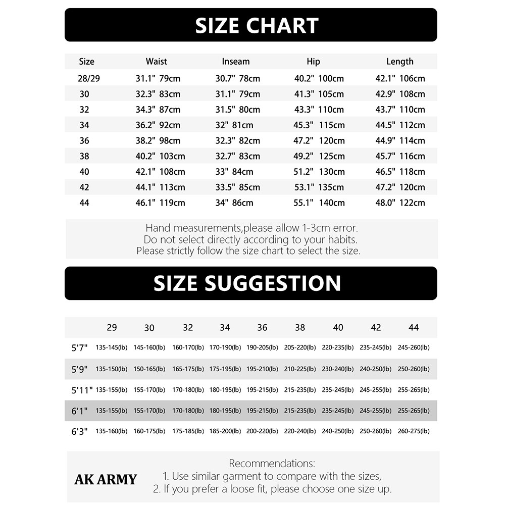 AKARMY pantalones Cargo de cam - Cargo Jogger Pants reseña y precio