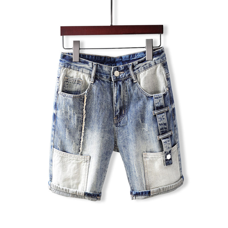 Pantalones vaqueros cortos par - Men Fashion Jeans reseña y precio