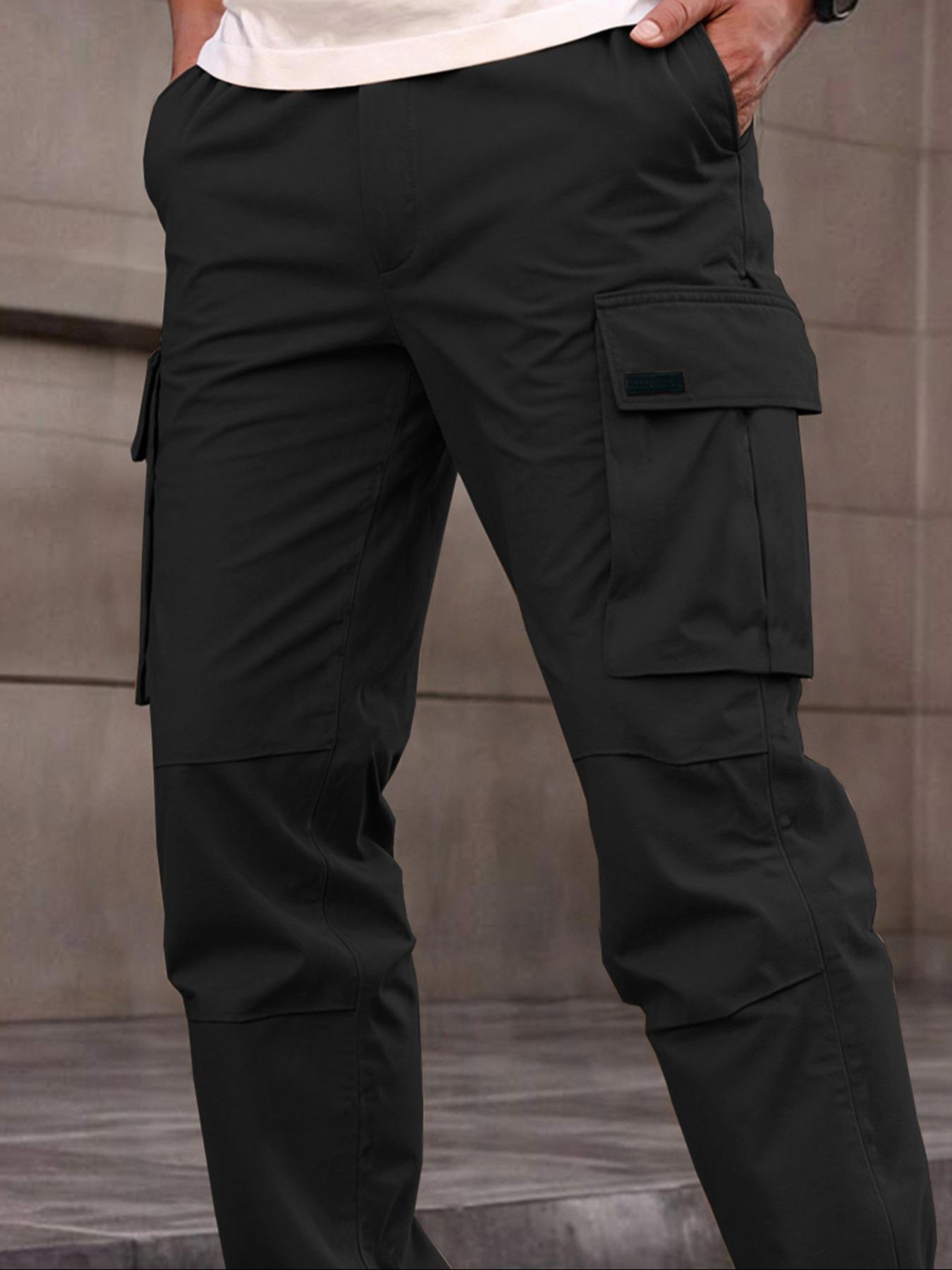 Pantalones Cargo de Color Sóli - Cargo Jogger Pants reseña y precio