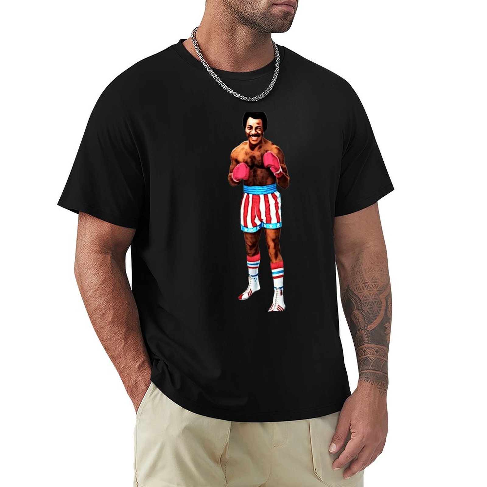Camiseta Carl Weathers Apollo  - Men'S Fashion For Hot Weather reseña y precio