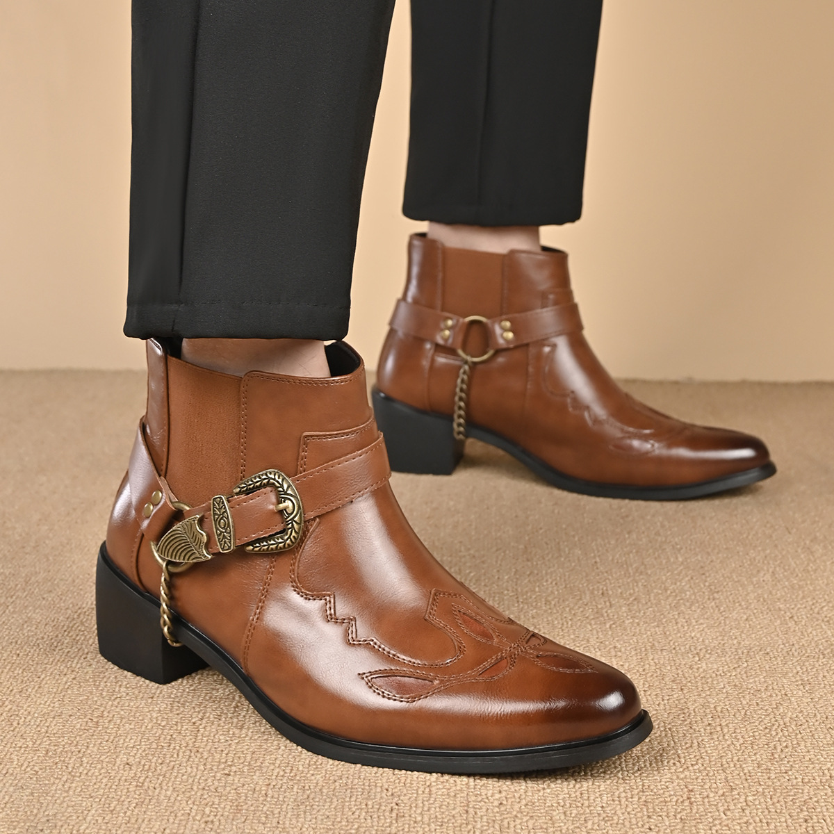 Botas de vaquero vintage de cu - Men Fashion Vintage reseña y precio