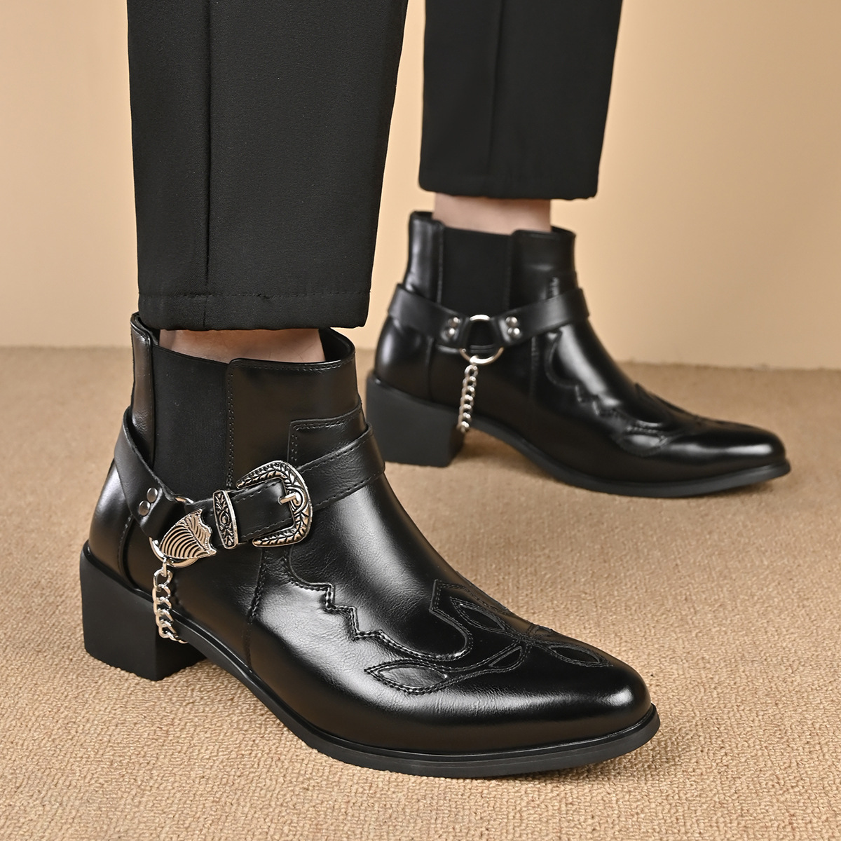 Botas de vaquero vintage de cu - Men Fashion Vintage reseña y precio