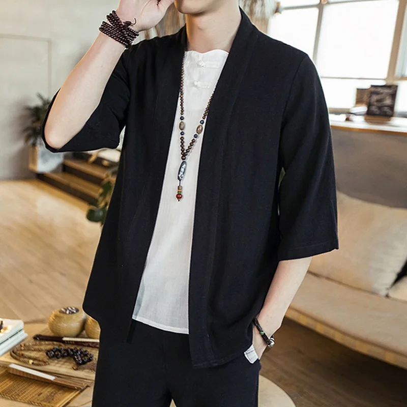 Kimono japonés para hombre, cá - Mens Fashion Jumpers reseña y precio