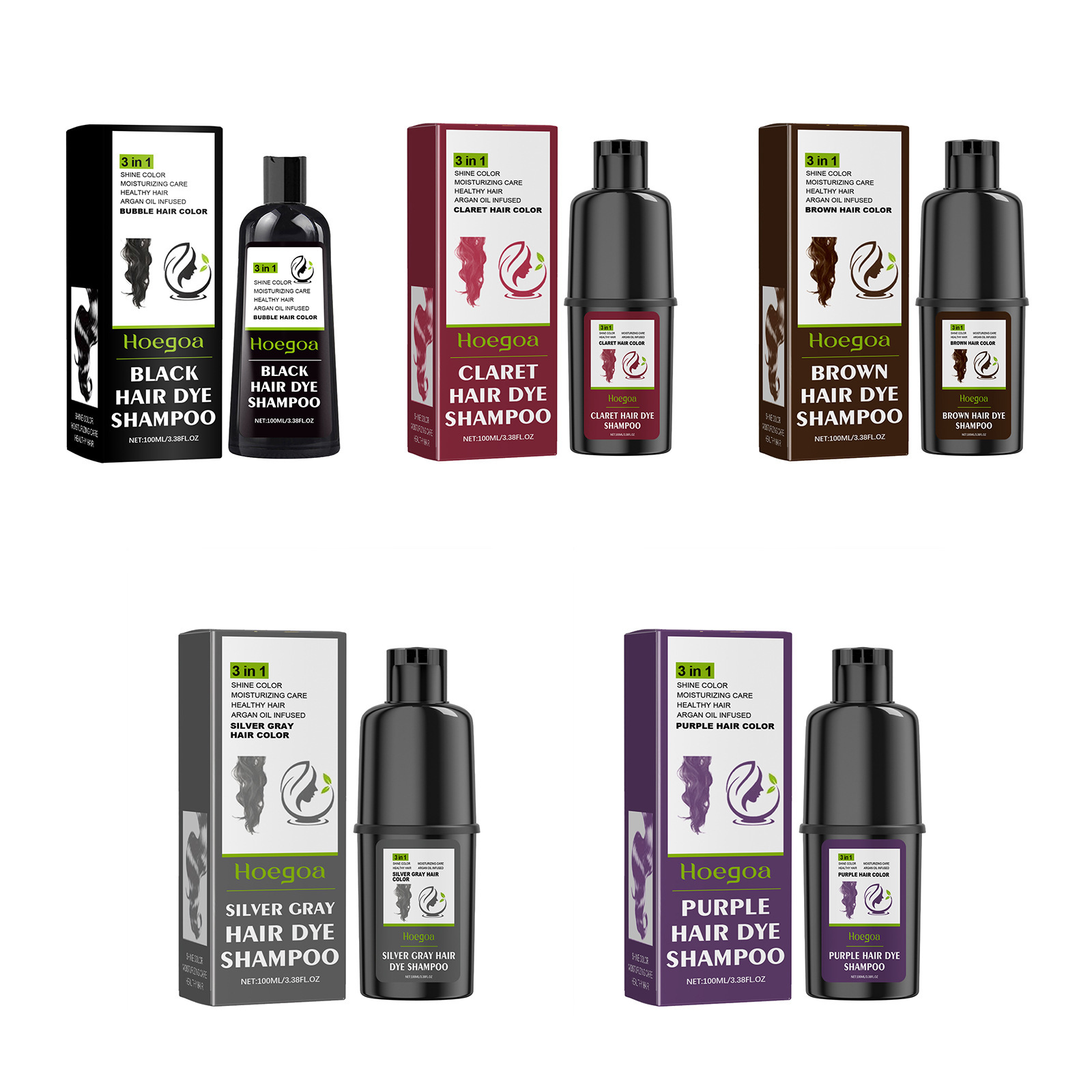 Champú colorante 3 en 1 para h - Men Fashion Hair Style reseña y precio